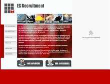 Tablet Screenshot of esrecruit.com